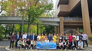 Opening Ceremony of the Distance Learning Bachelor Program of Thai Nguyen University of Agriculture and Forestry at Hiroshima University, Japan