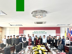 Three Oaks Education JSC and German Enterprises Visit Thai Nguyen University of Agriculture and Forestry