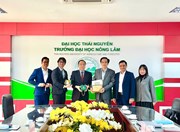 Cooperation Exchange between Thai Nguyen University of Agriculture and Forestry and the Japan Veterinary Medical Association (JVMA)