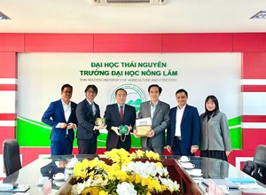 Cooperation Exchange between Thai Nguyen University of Agriculture and Forestry and the Japan Veterinary Medical Association (JVMA)