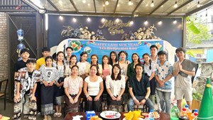 Vibrant Atmosphere of Bunpimay Festival 2025 Celebrated by Lao Students at the University of Agriculture and Forestry
