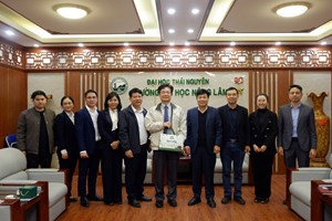 Delegation from National Central University of Taiwan Visits and Works with Thai Nguyen University of Agriculture and Forestry