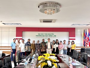 Academic Exchange Between Thai Nguyen University of Agriculture and Forestry and Universitas Brawijaya, Indonesia