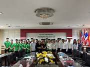 THAI NGUYEN UNIVERSITY OF AGRICULTURE AND FORESTRY WELCOMED PROFESSORS FROM TUNG HAI UNIVERSITY FOR COOPERATION DISCUSSION 