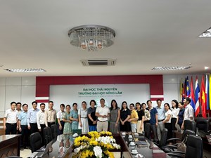 Thai Nguyen University of Agriculture and Forestry Welcomes Dr. Diep The Tai from the University of Surrey, UK