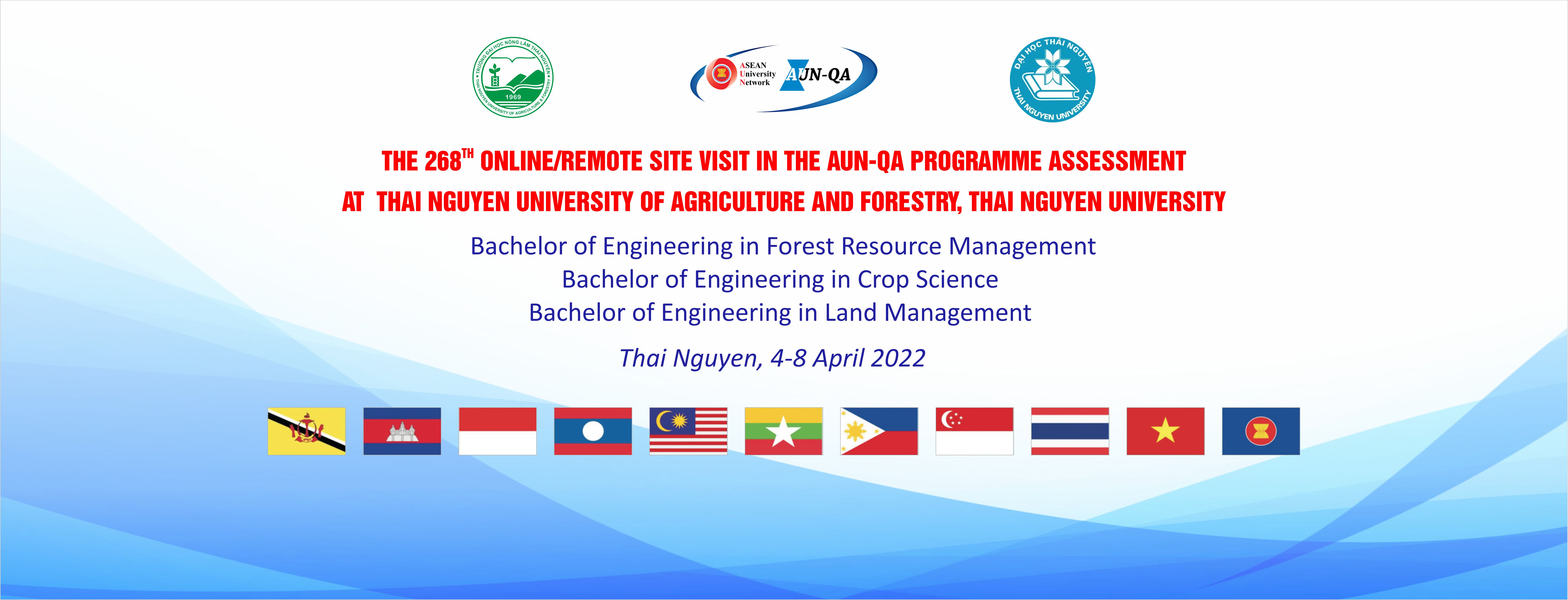232nd  AUN-QA Program Assessment (Online/Remote Site Visit) Thai Nguyen University,